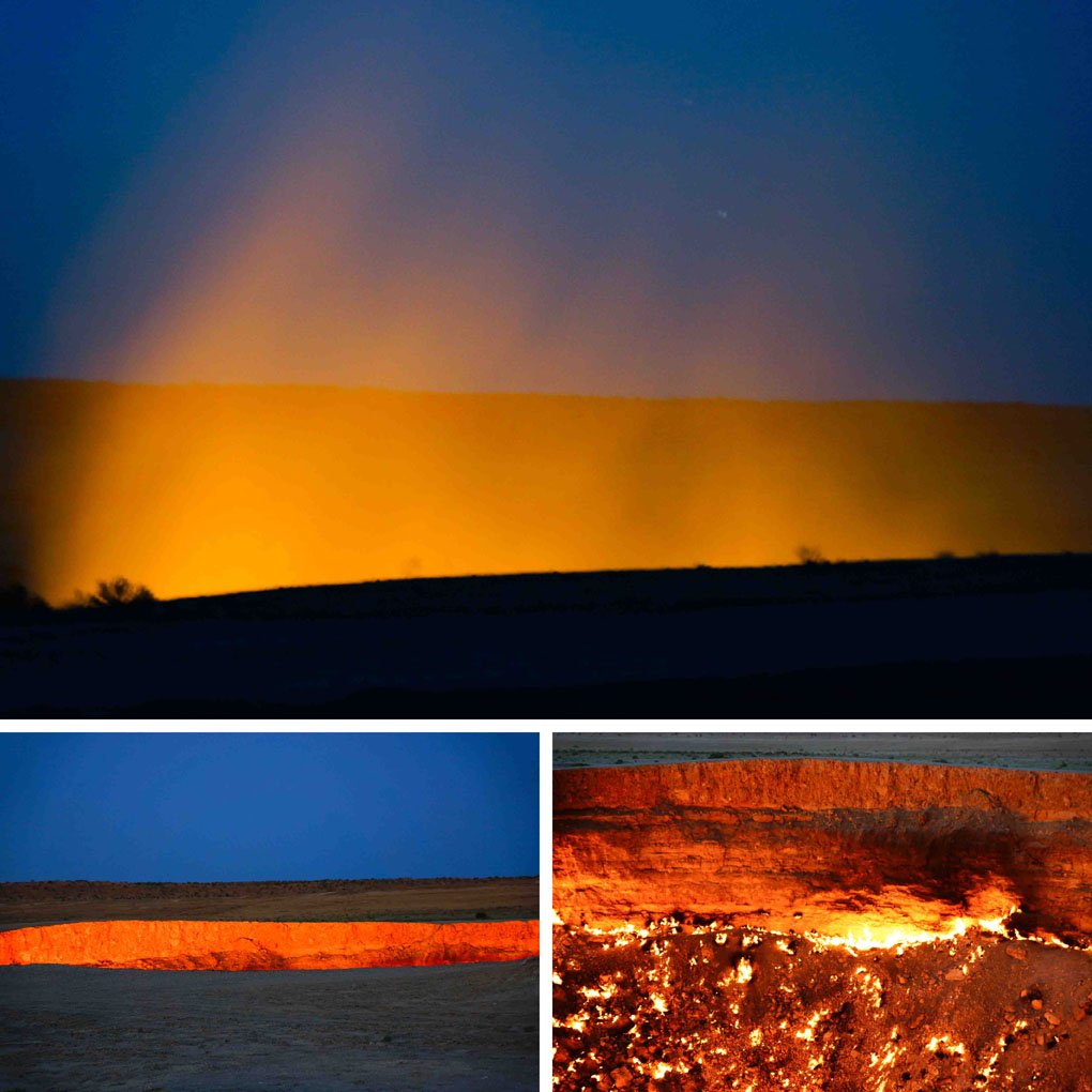 Derwaza krater Turkmenistan