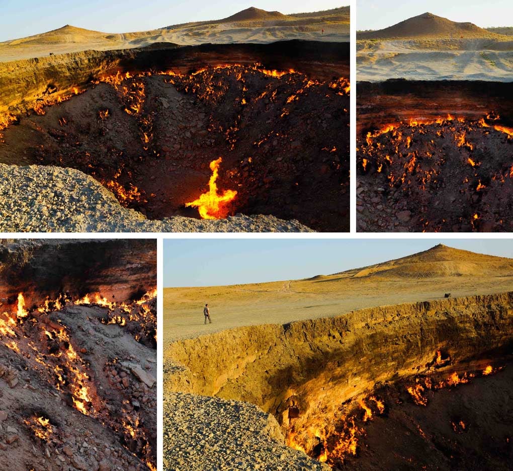 Derwaza krater Turkmenistan
