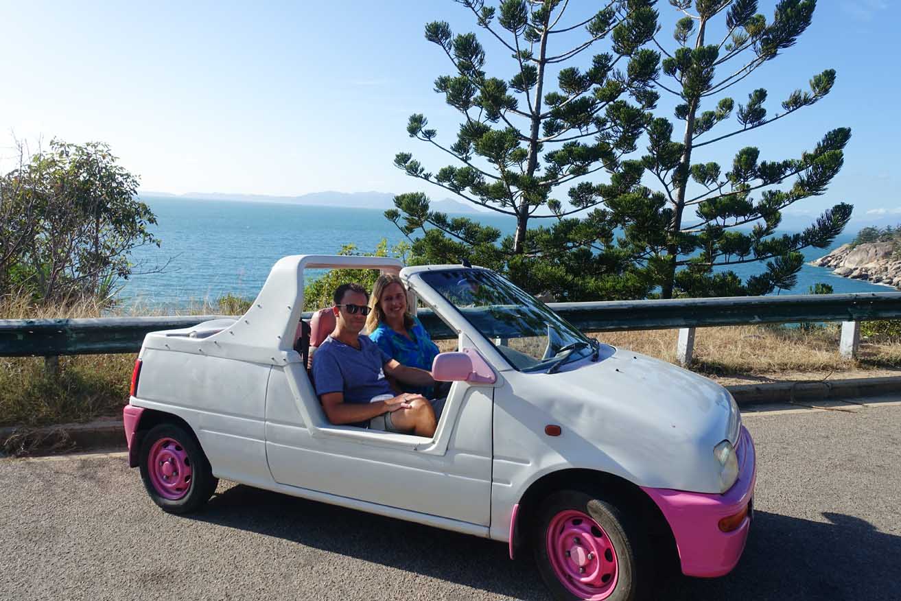 topless car Magnetic Island