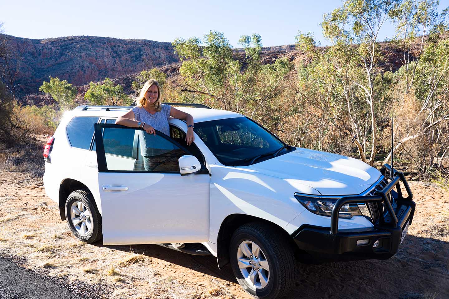 4WD auto wit Australië