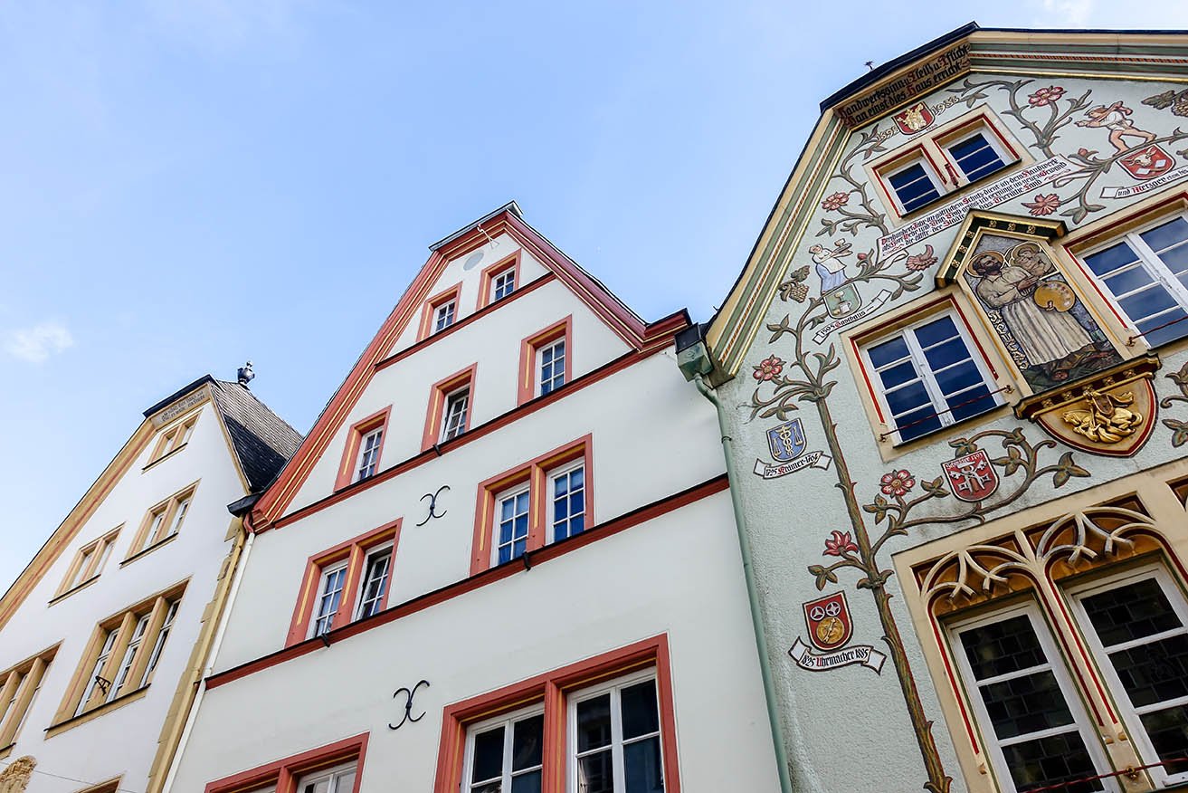 Trier kleurrijke huizen centum