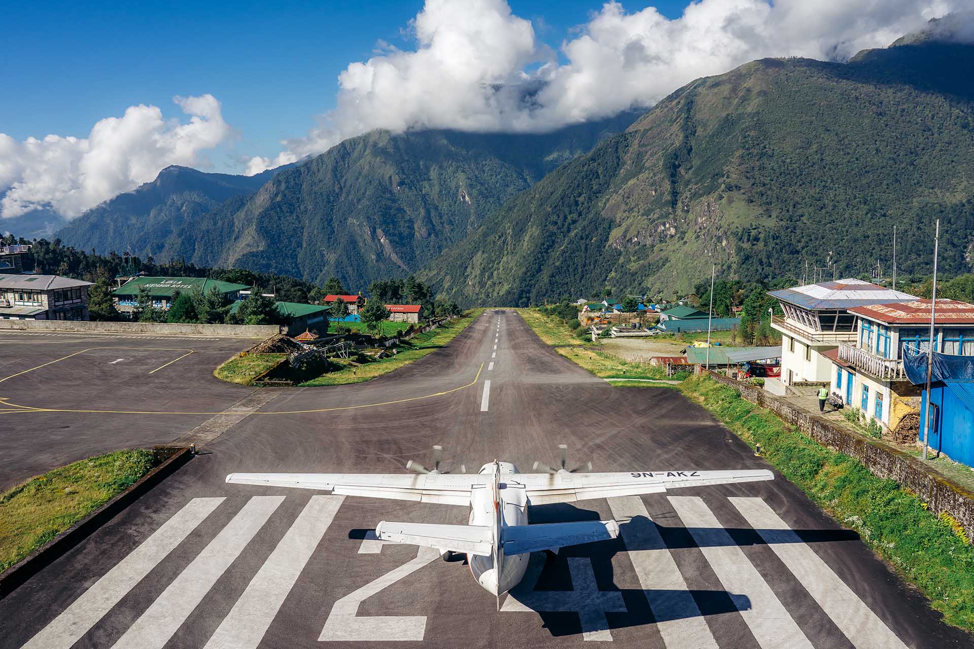 Lukla gevaarlijk vliegveld Nepal