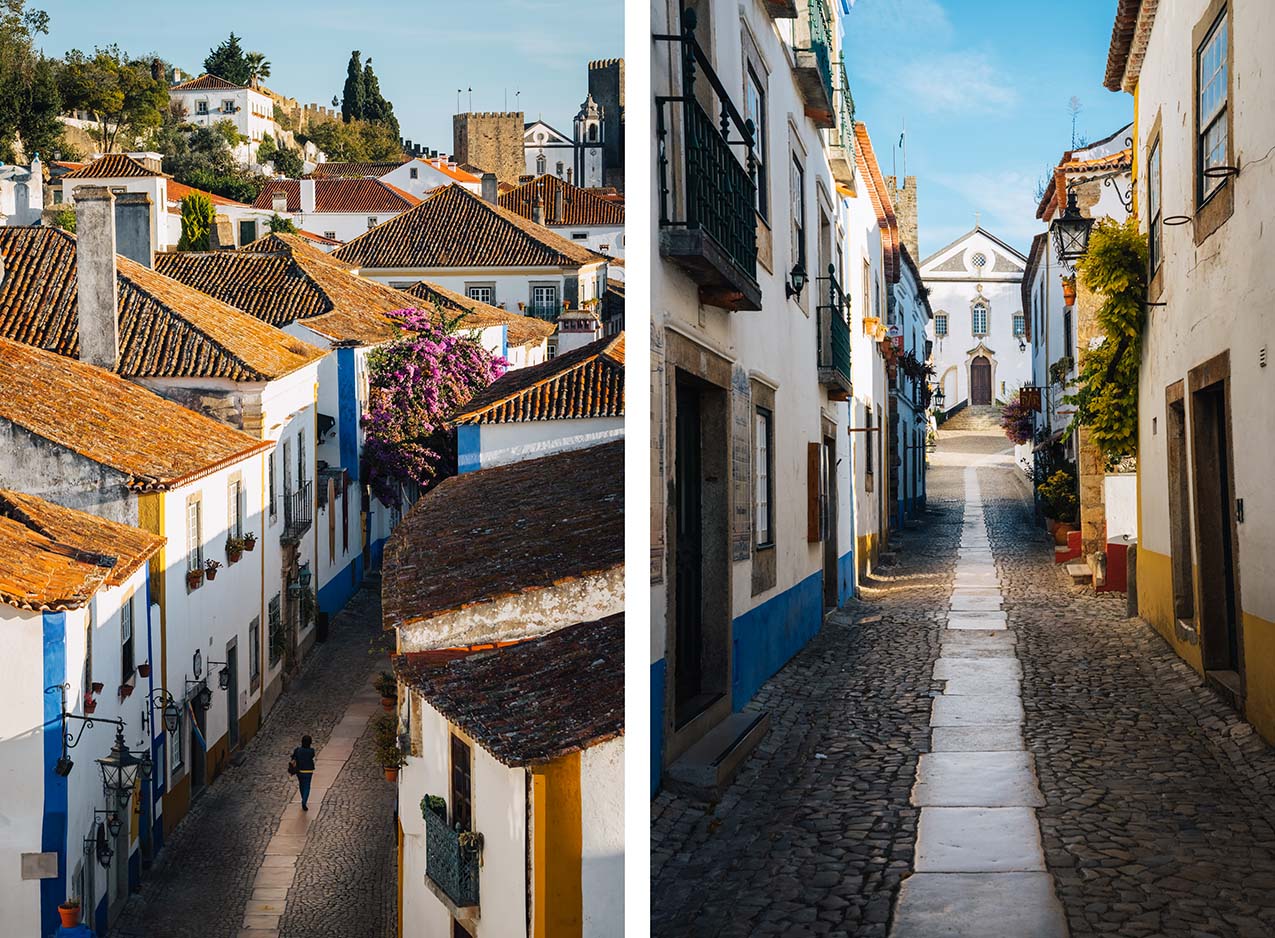 straten Obidos Portugal