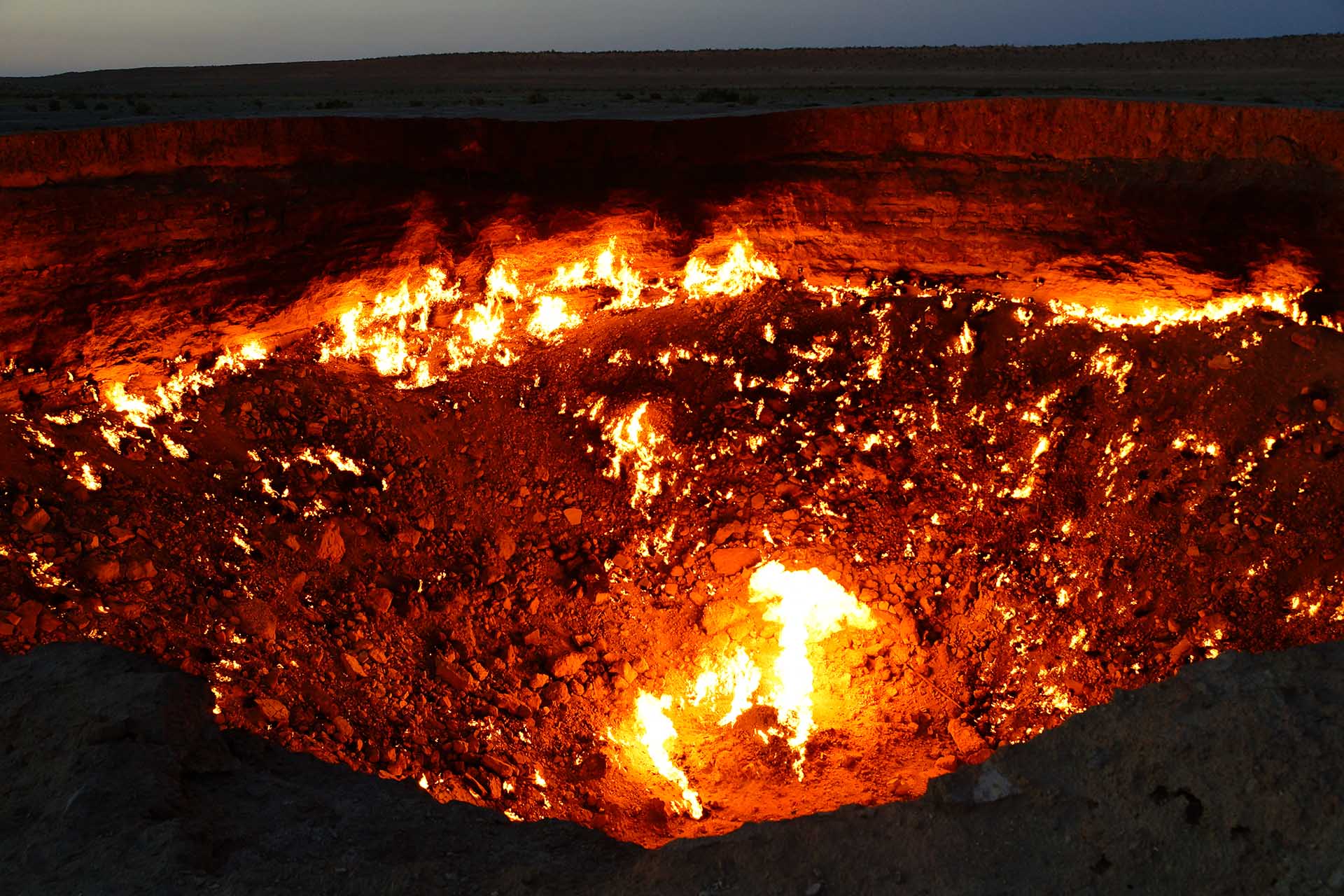Dervaza krater Turkmenistan