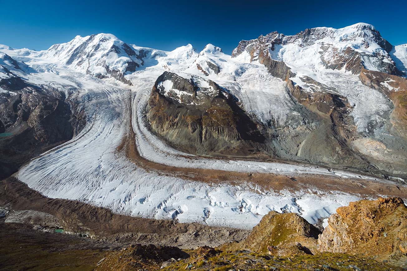 Monte Rosa gletsjer