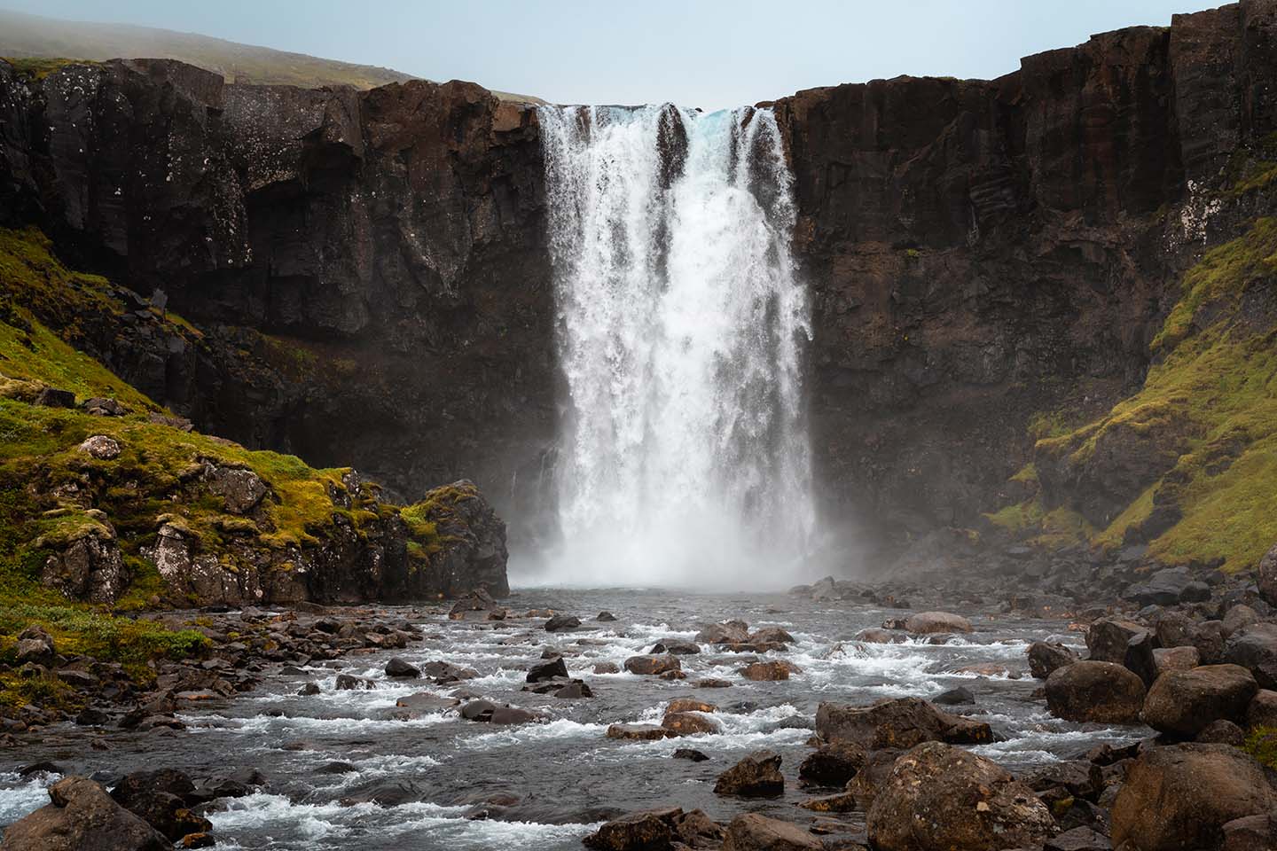 waterval Gufufoss IJsland