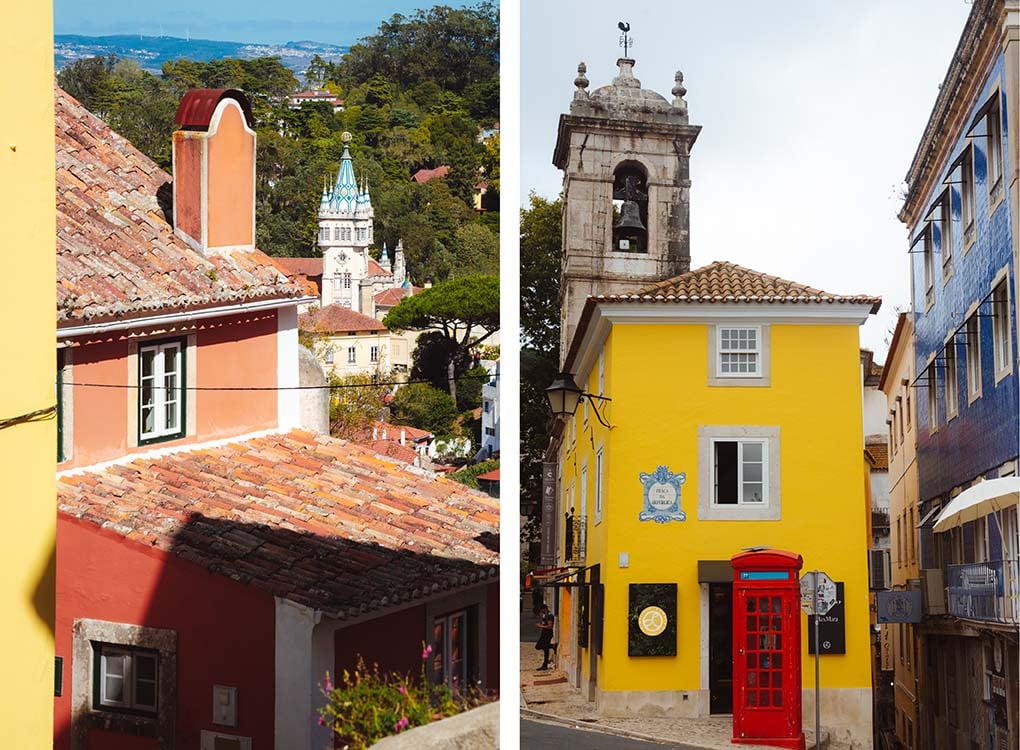 kleurrijke gebouwen Sintra
