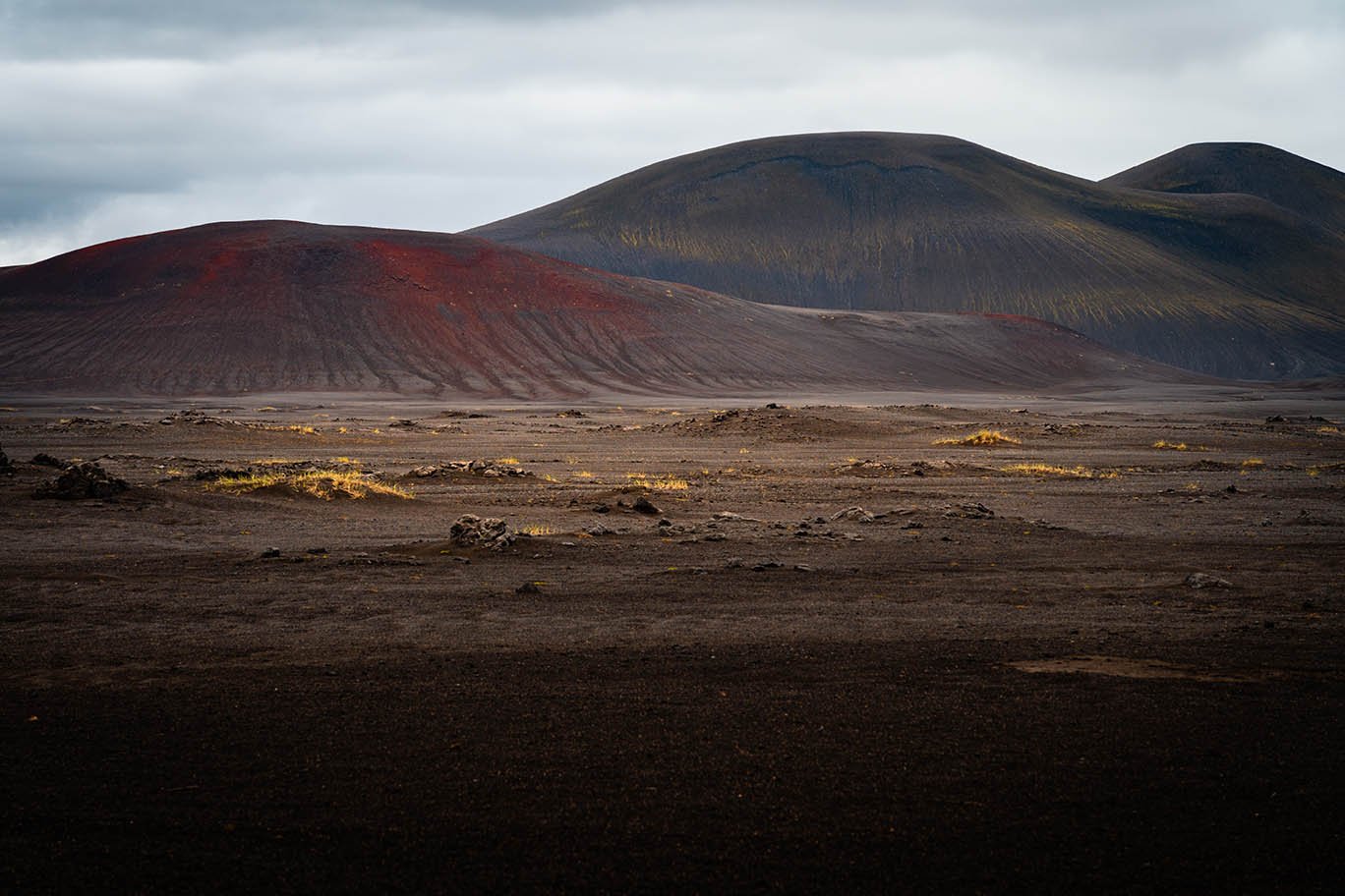 vulkanisch landschap IJsland