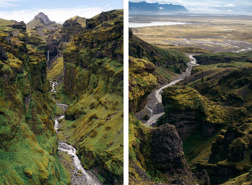 Mulagljufur Canyon IJsland