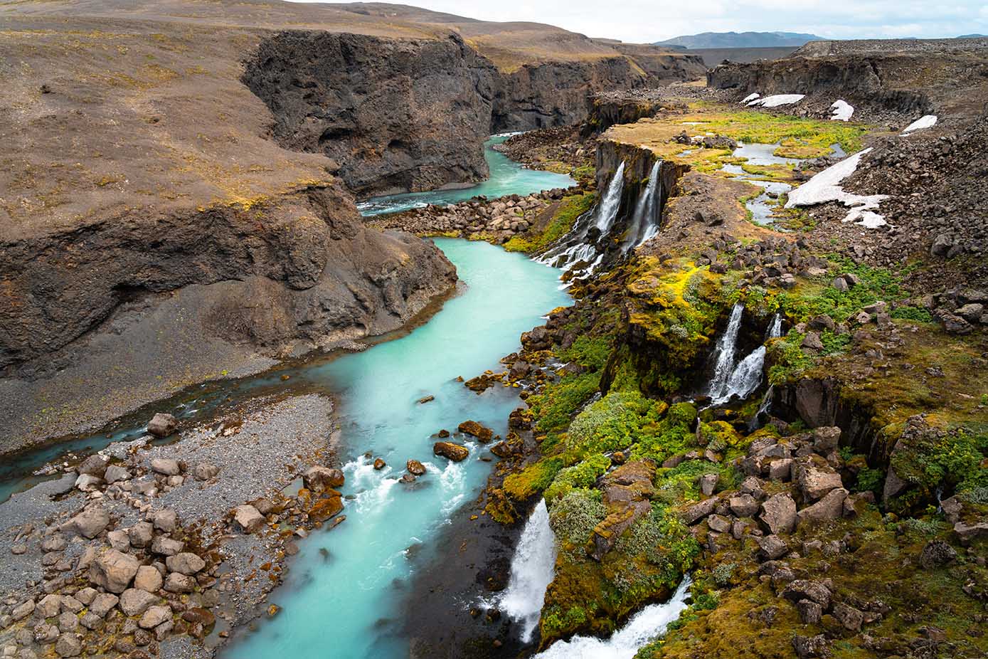 watervallen IJsland