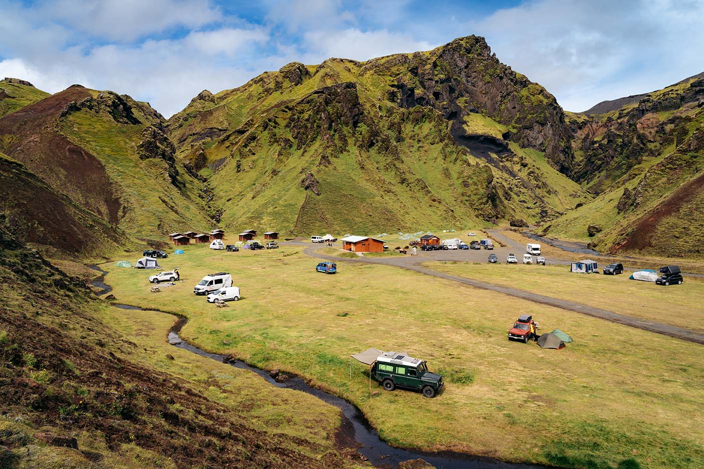 Camping IJsland Thakgil