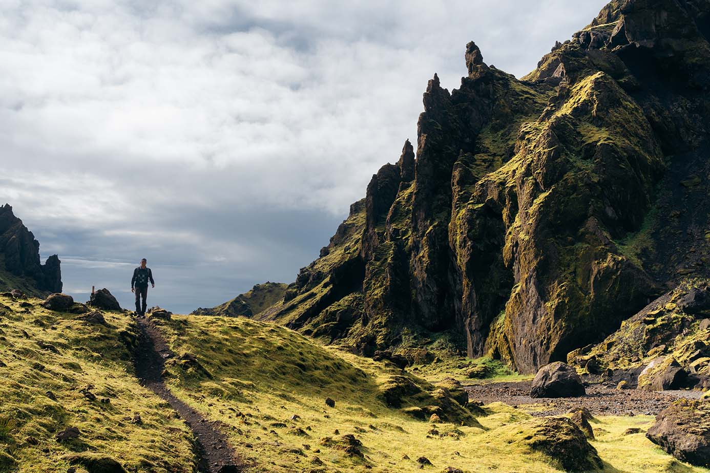 Remundargil ravine IJsland
