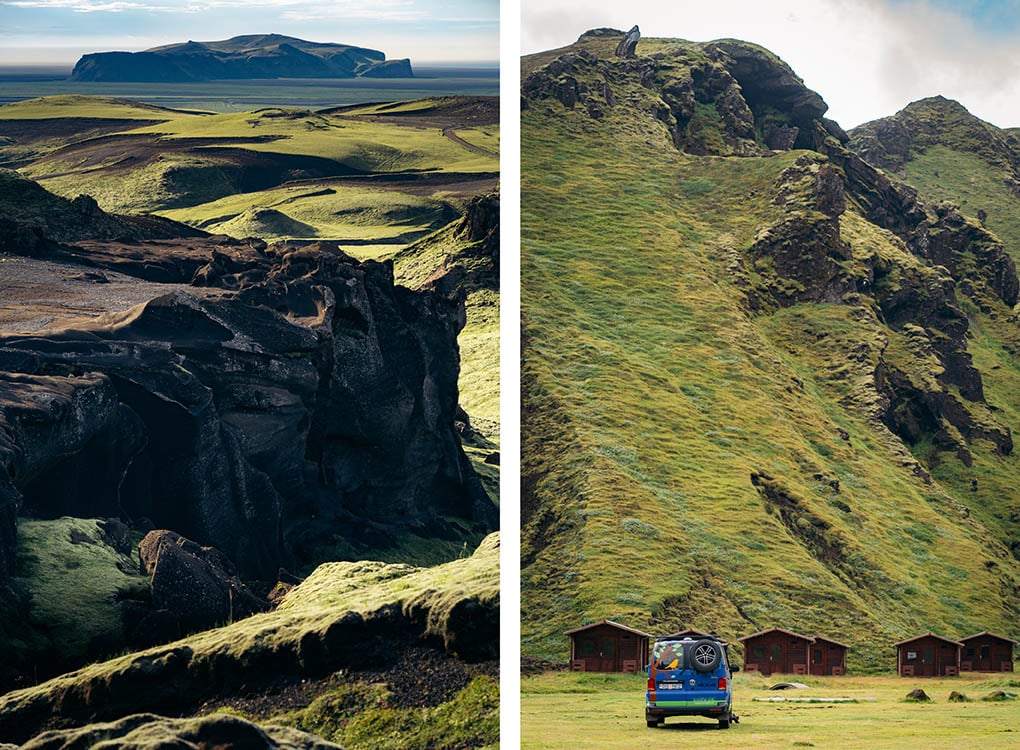 Thakgil IJsland uitzicht