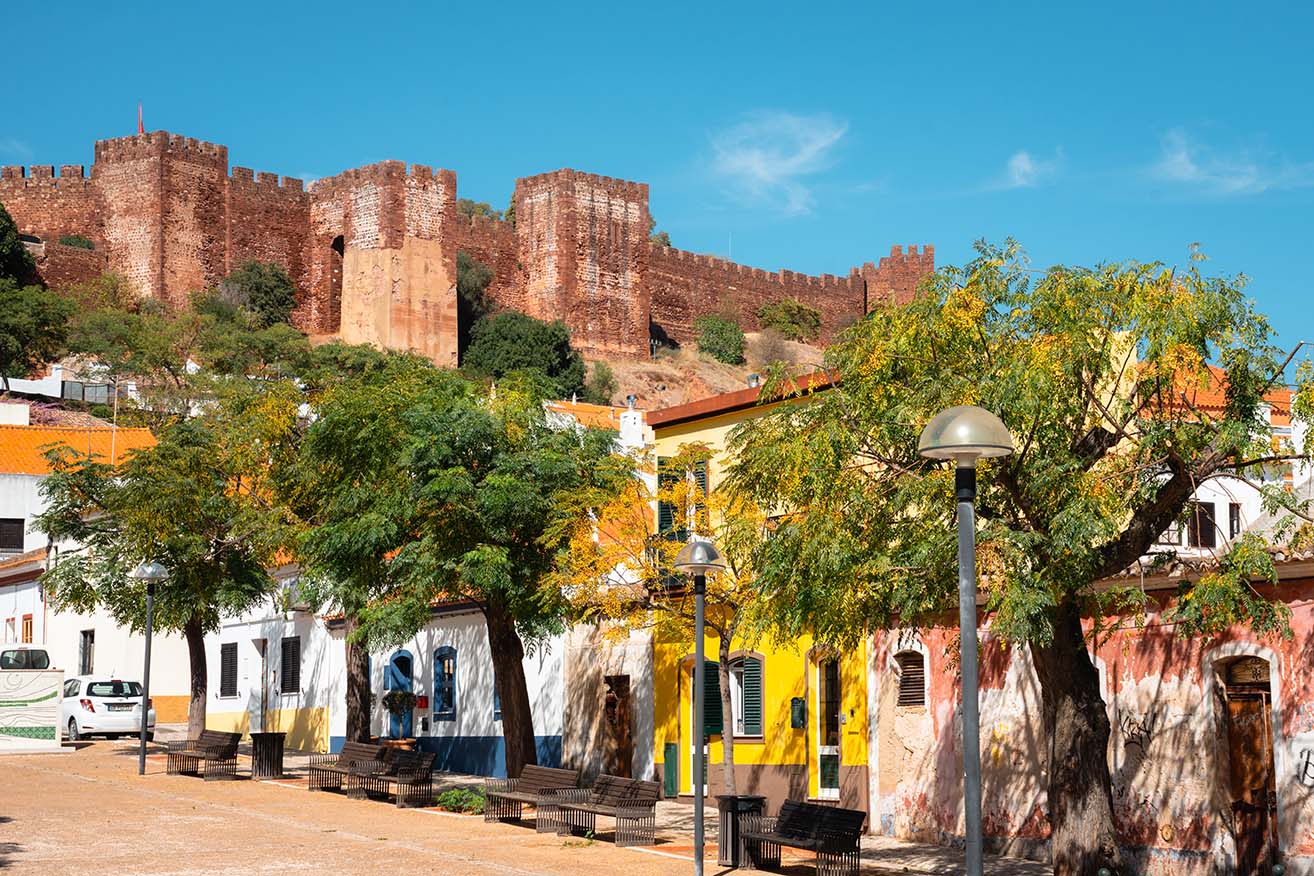 Rood kasteel Silves Algarve