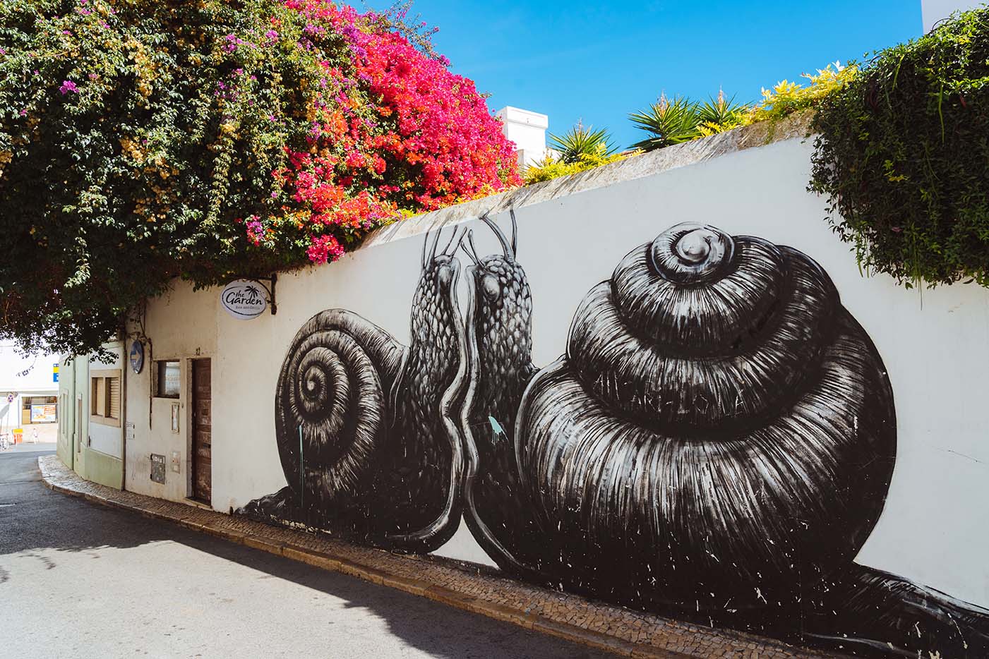 street art slak Lagos Algarve