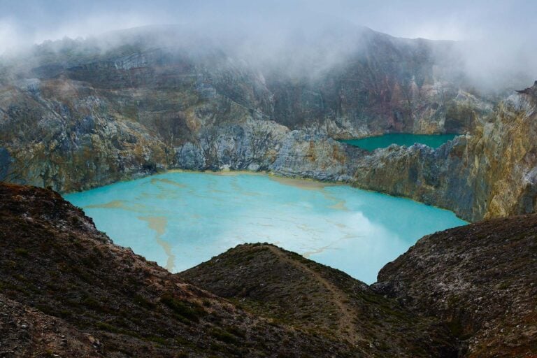 Kratermeren Kelimutu vulkaan Flores