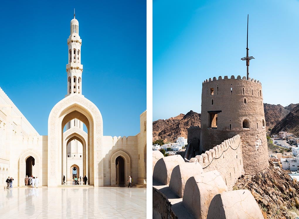 Muscat moskee en fort
