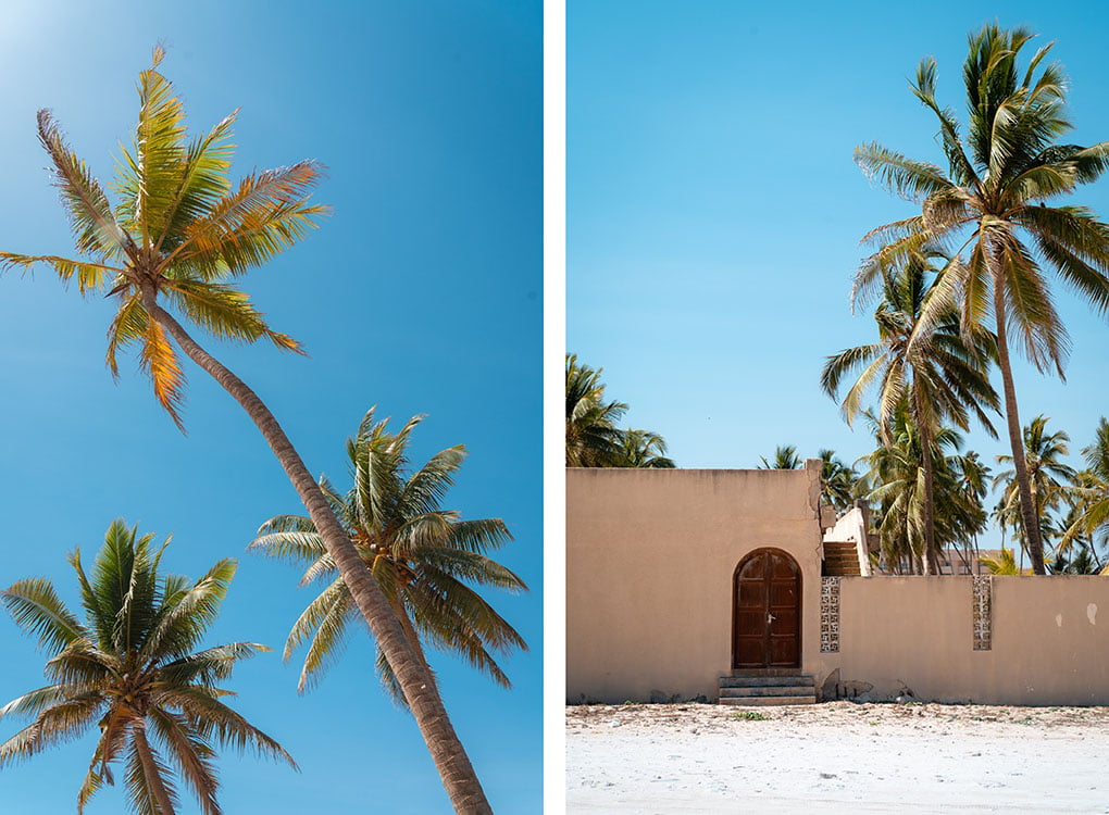 Stranden Salalah in Zuid-Oman