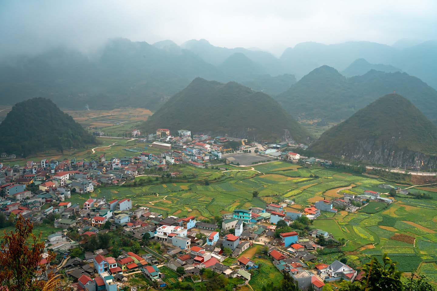 Kastgebergte Ha Giang Vietnam