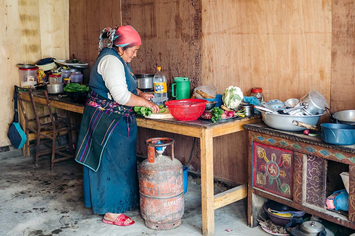 Koken in Nepal