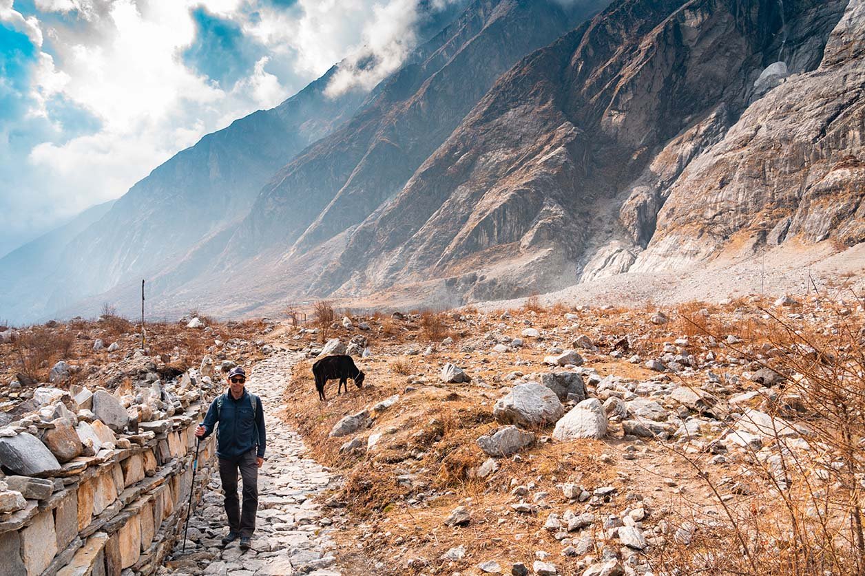 Trekker Langtang Valley
