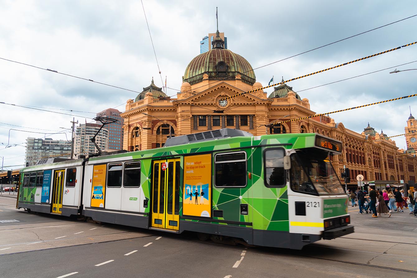 tram in Melbourne