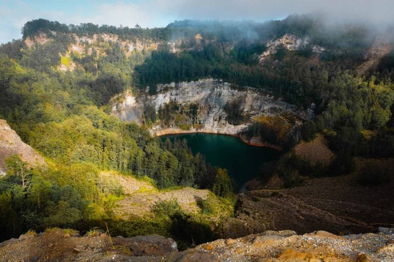 krater Kelimutu vulkaan Flores Indonesië