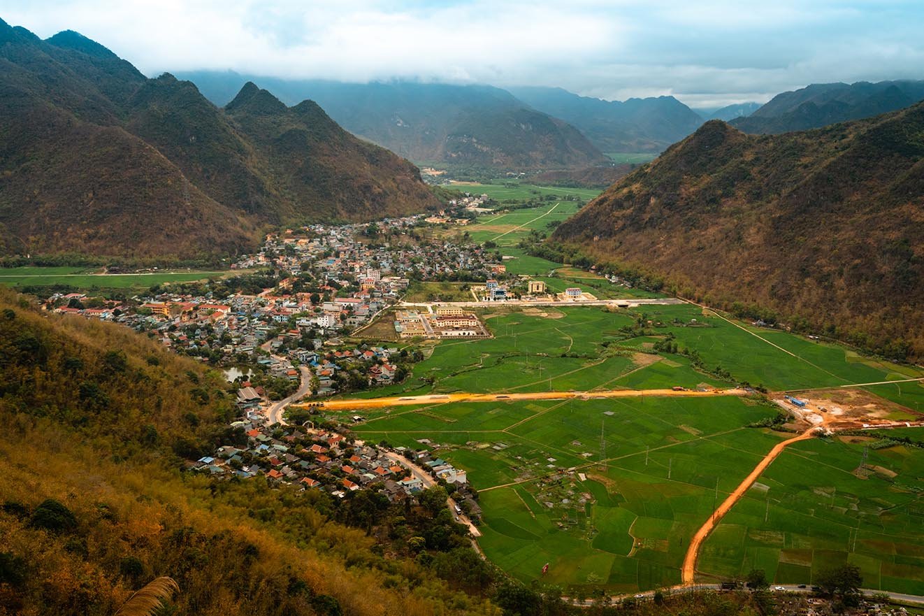 vallei Mai Chau Vietnam