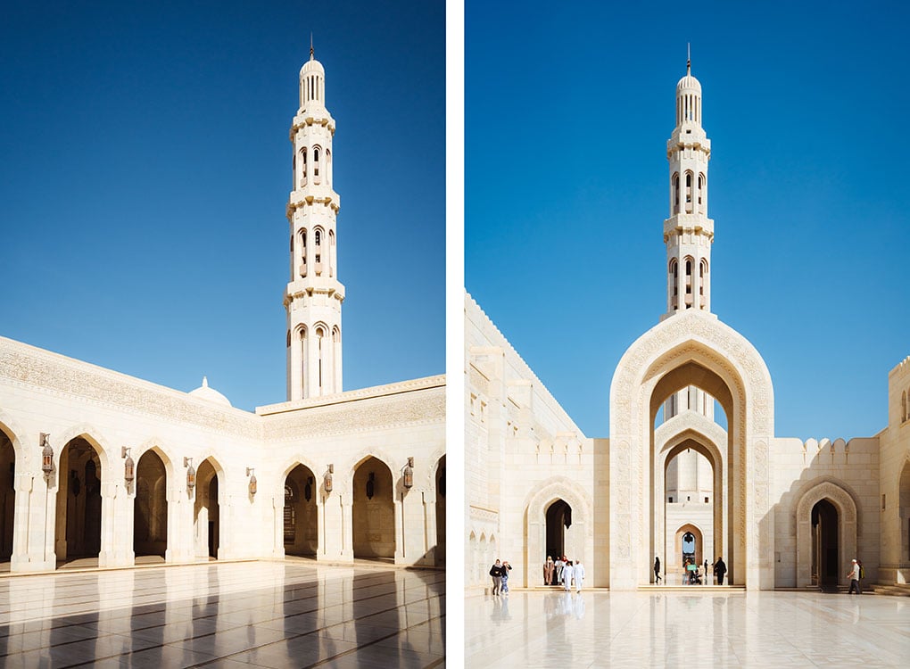 Sultan Qaboos Moskee Muscat