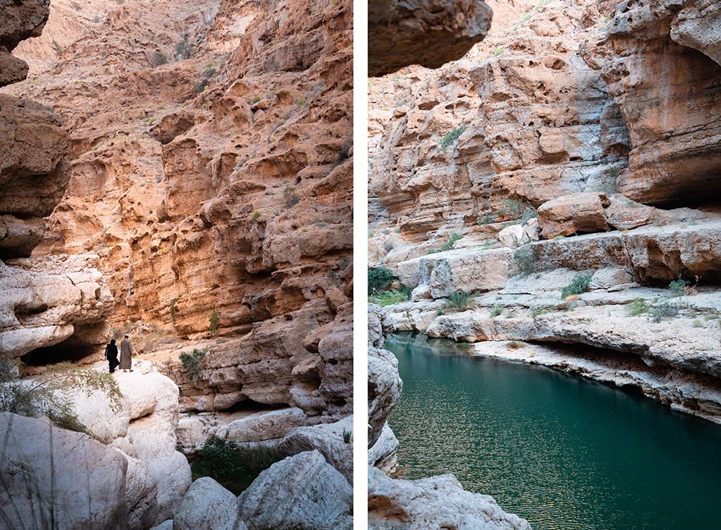 Wadi Shab Oman kloof