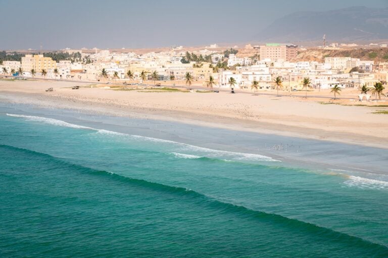 strand van Salalah in Oman