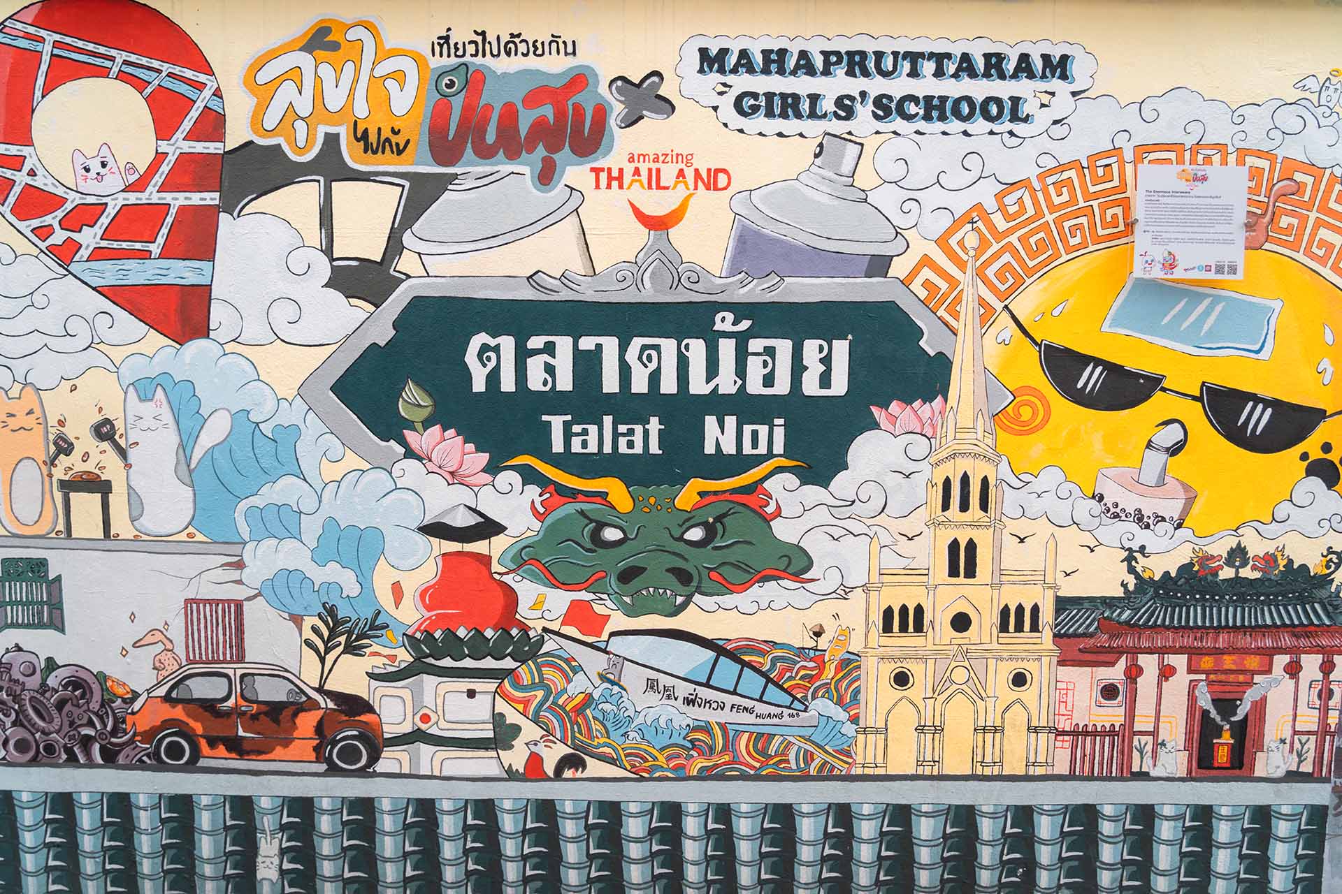 street art Talat Noi Bangkok
