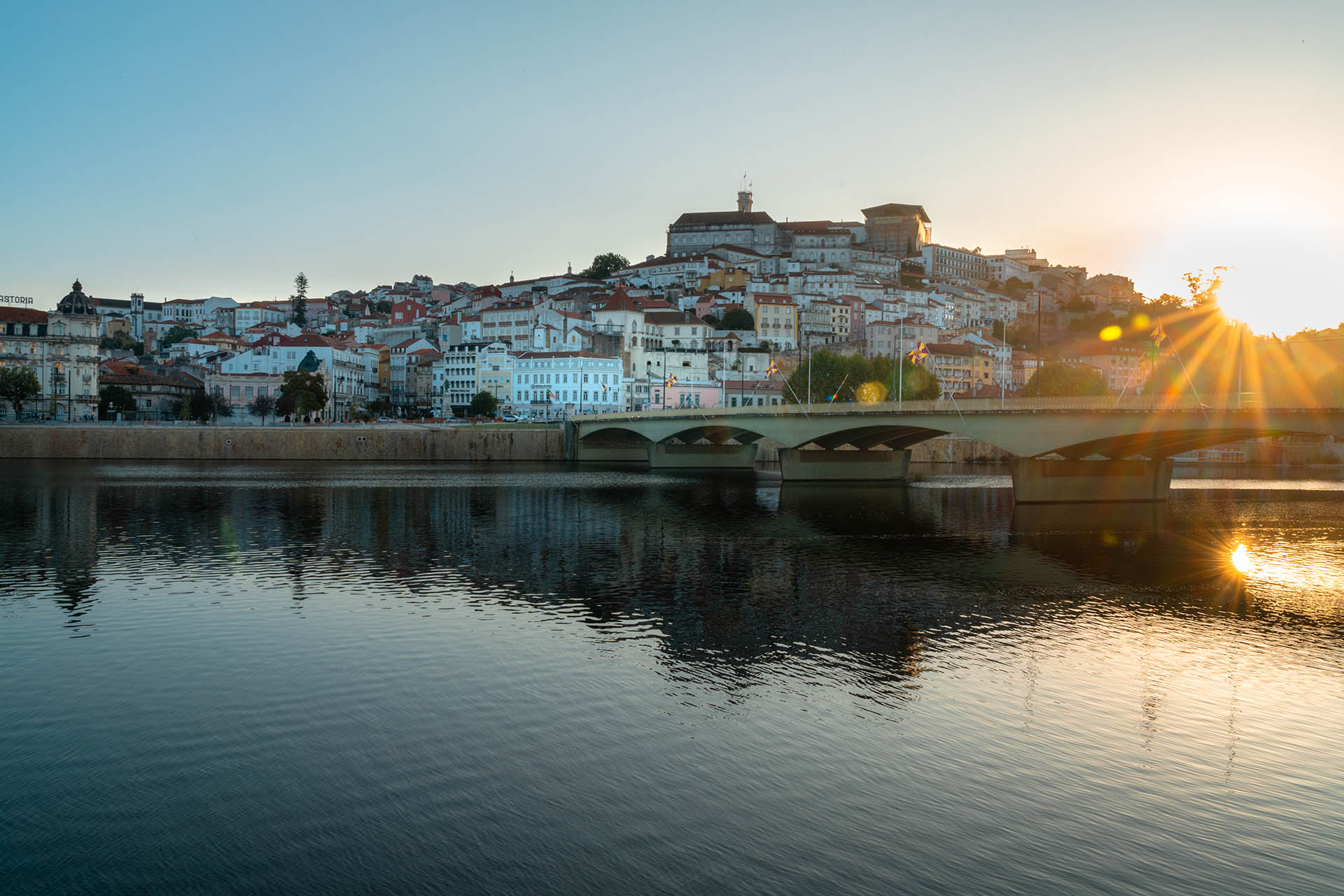 Coimbra bij zonsopkomst