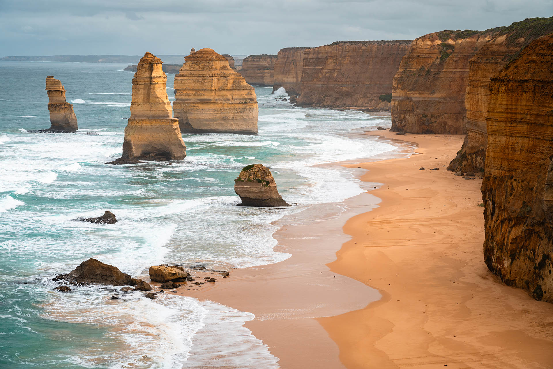 uitzicht over Twelve Apostles in Australië