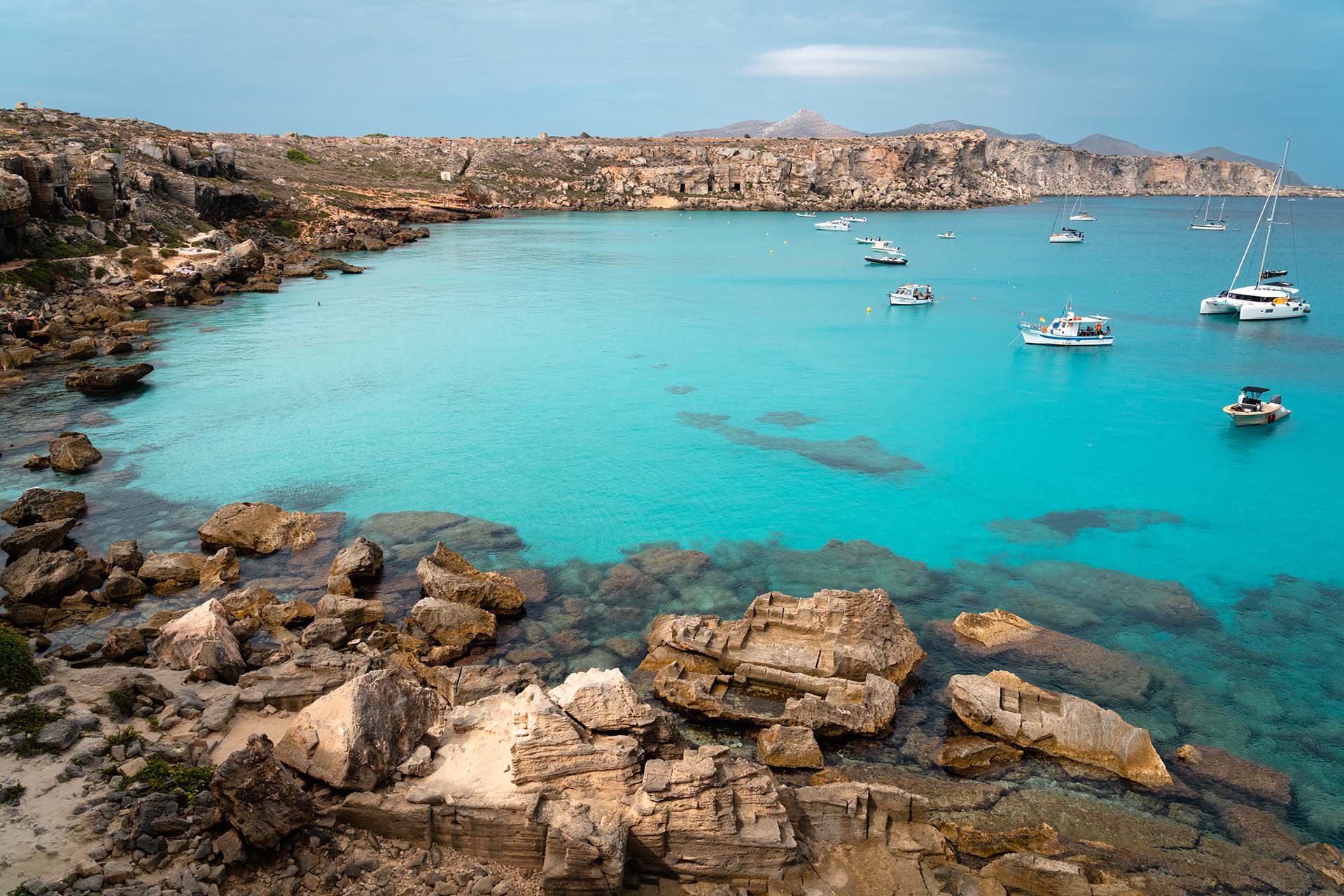 Baai Cala Rossa Favignana