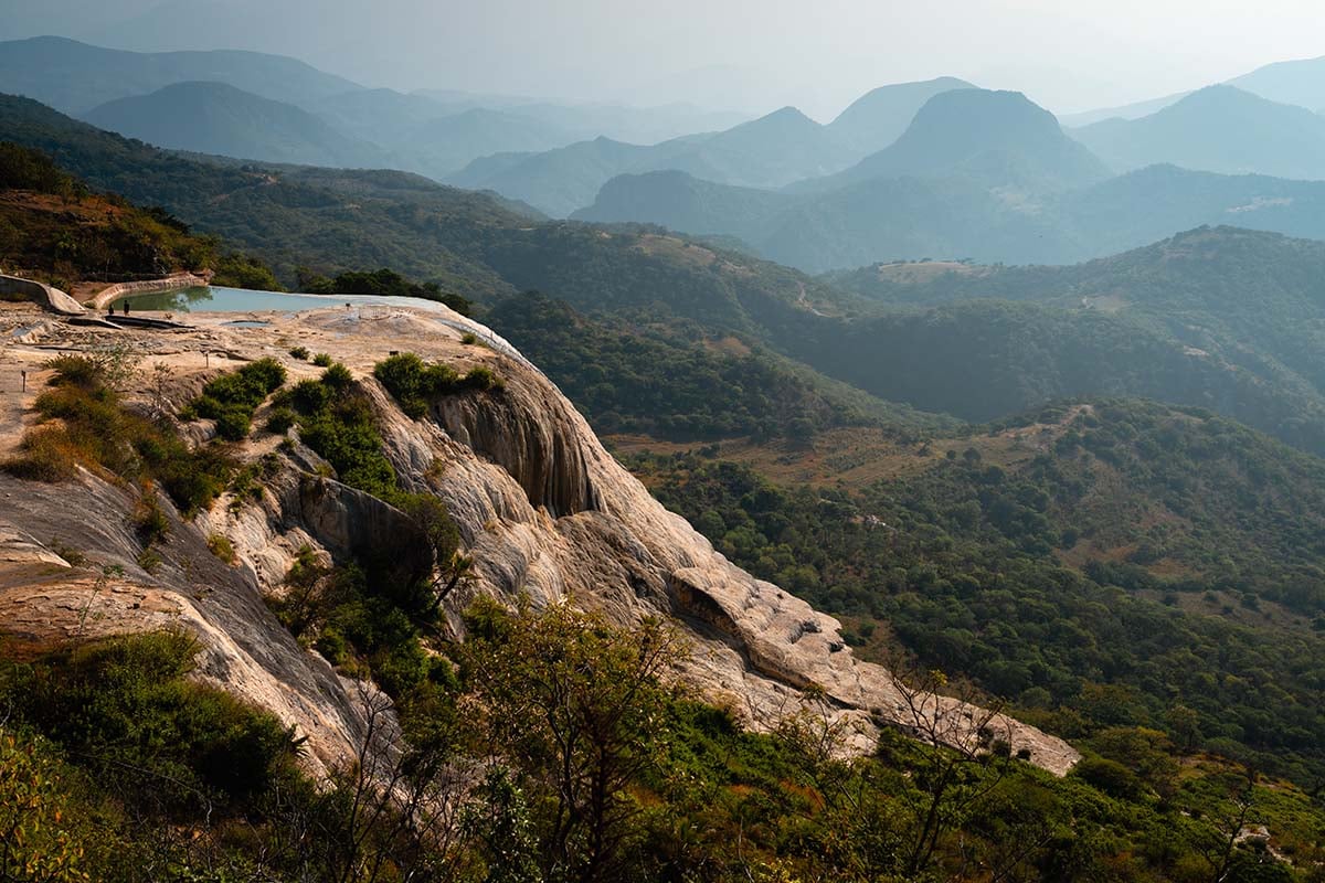 Hierve el Agua in de bergen