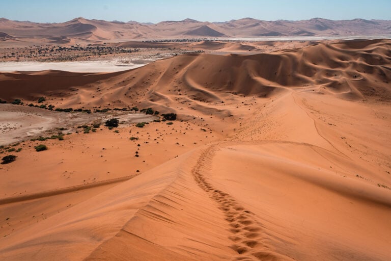 Uitzicht over Sossusvlei