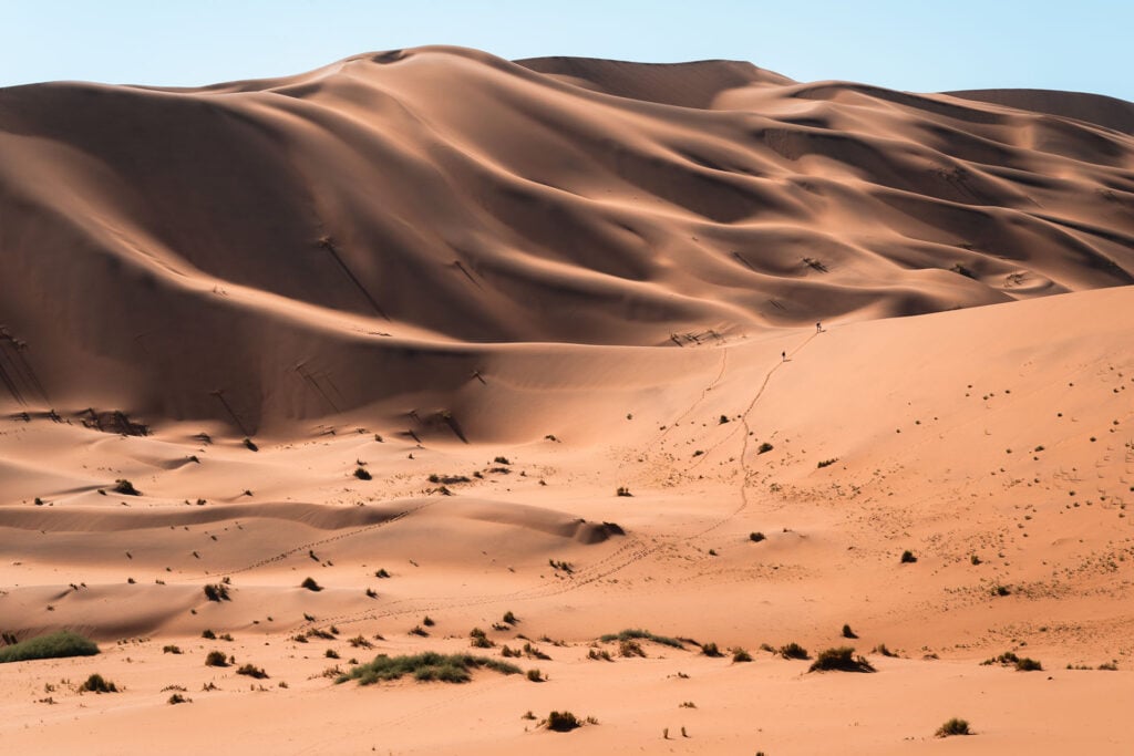 woestijnduinen in Namibië