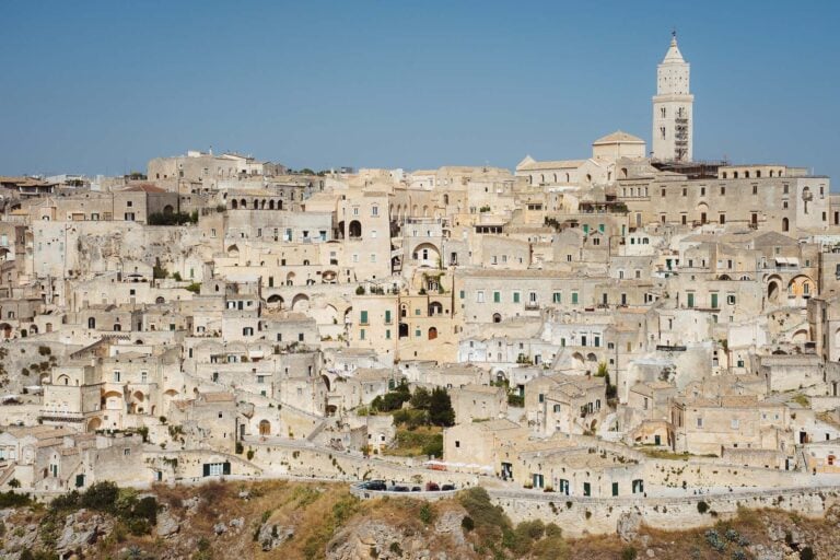 uitzicht op Matera