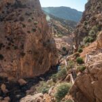 Uitzicht op kloof Andalusië