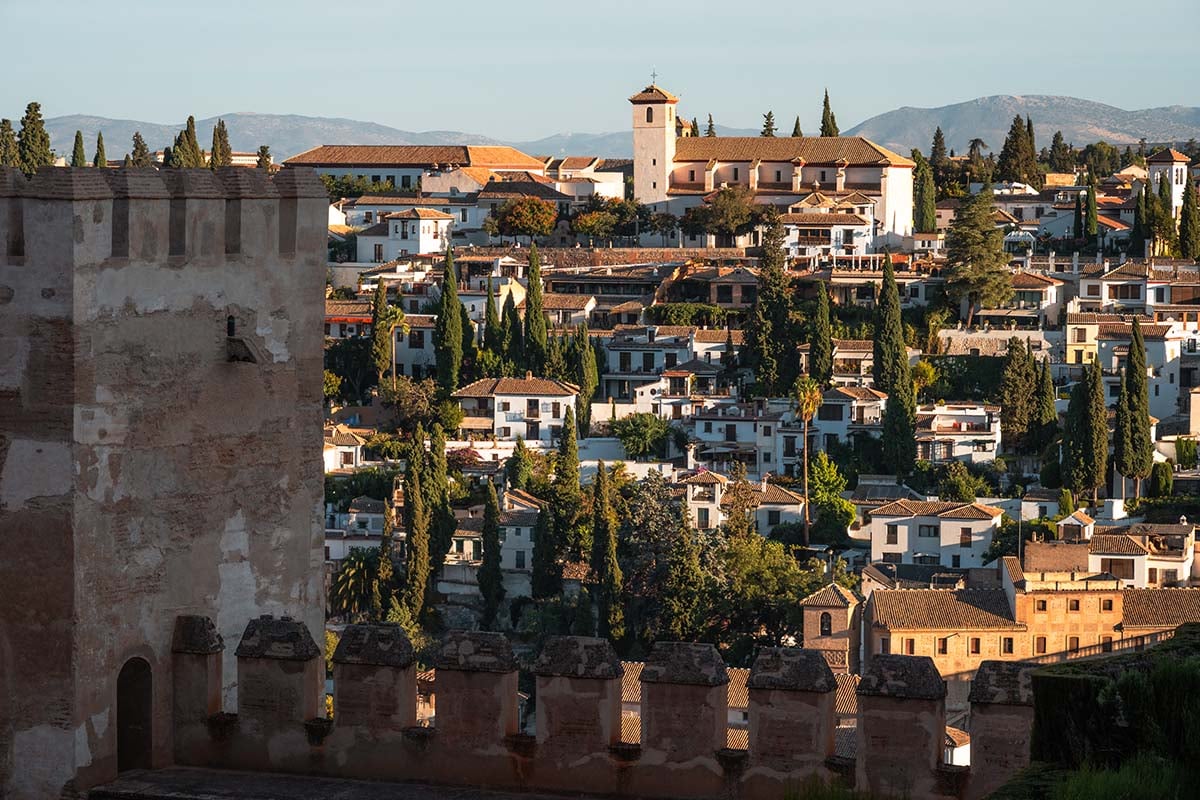 Uitzicht over Granada