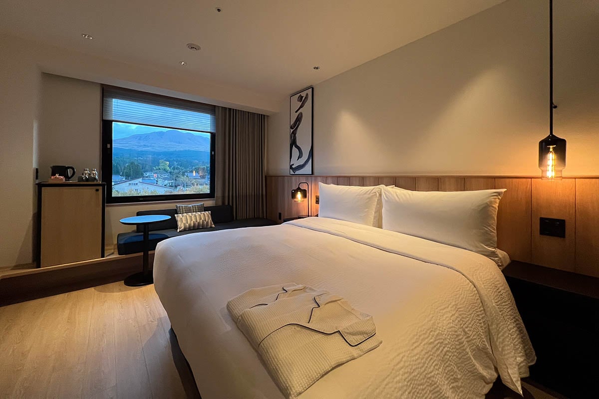 hotelkamer Mount Aso