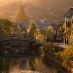 Zonsopkomst kanaal Kurashiki