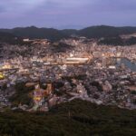 uitzicht vanaf Mount Inasa over Nagasaki