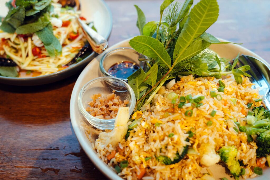 Thaise gebakken rijst