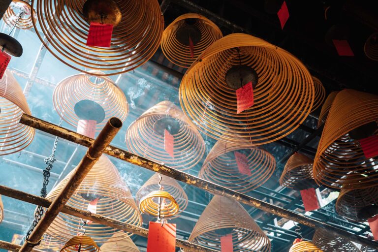 wierookspiralen tempel Hongkong