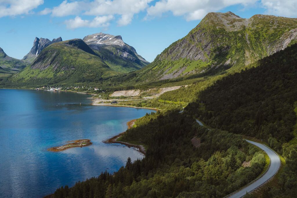 bergweg op Senja
