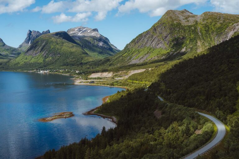 bergweg op Senja